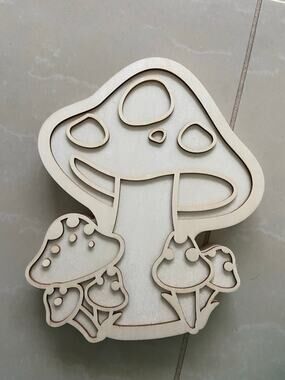 Wooden mushroom